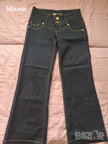 Дънки с широк крачол, снимка 9 - Дънки - 41629731