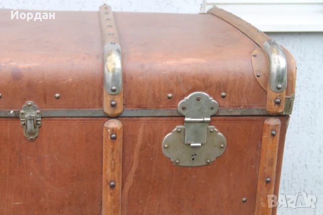 Стар куфар /1900-1930-та година/, снимка 6 - Антикварни и старинни предмети - 50447922