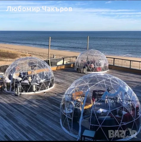 Шатра Купол - Покривало за Басейн, Джакузи или Тераса. Зимна Градина 