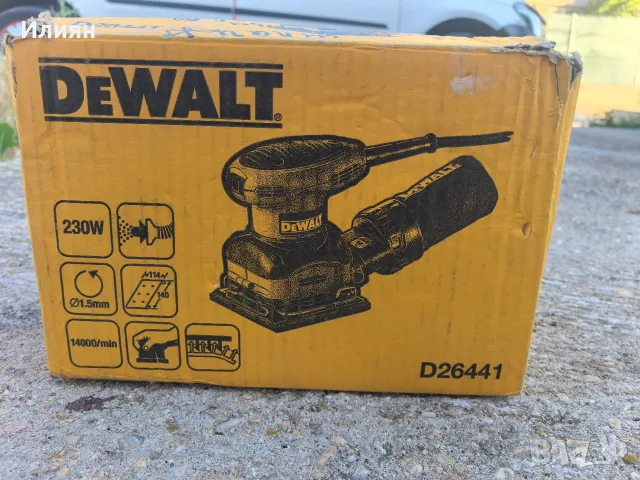 Виброшлайф Dewalt, снимка 5 - Шлайфмашини - 55732416