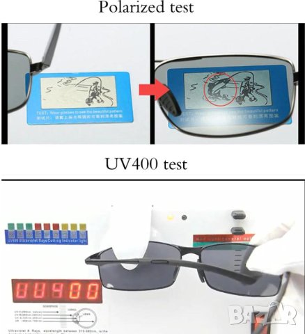 UV400 100% Защита Слънчеви Поляризирани Фотохром Очила Разтегаема Рамка Поликарбон Въглеродни Фибри, снимка 2 - Слънчеви и диоптрични очила - 41373290