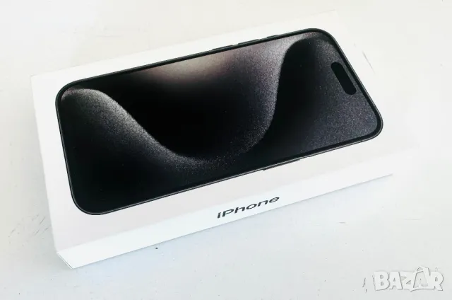 НОВ! iPhone 15 Pro 128GB Black Titanium 2г.Гаранция!, снимка 1