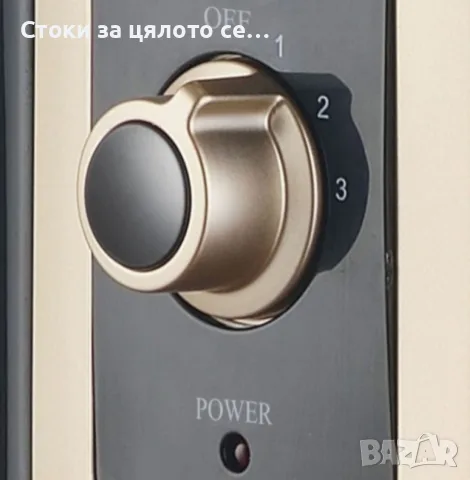 Радиатор 2500W, 13 ребра, 3 степени, Поставка за дрехи, снимка 3 - Радиатори - 56071543