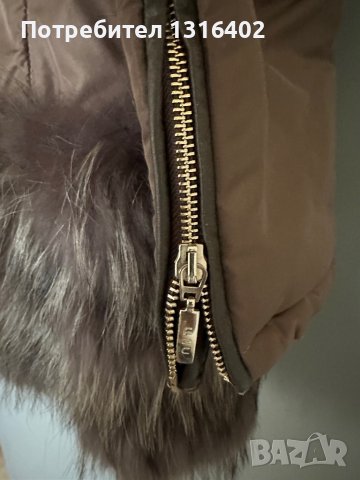 Зимно яке с естествен косъм, размер S, снимка 5 - Якета - 42161040