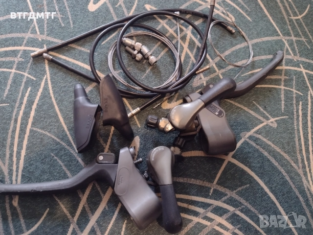 Ретро сет Shimano Exage Mountain , снимка 2 - Части за велосипеди - 51490889