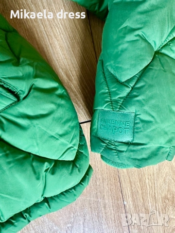 Разкошно, супер свежо и топло зимно яке от Fabienne Chapot в зелен цвят. Идеално за стилни и модерни, снимка 7 - Якета - 52371732