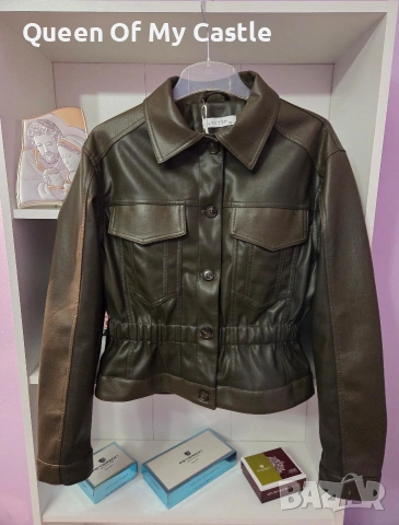 Разкошно кожено яке , снимка 2 - Якета - 53660708