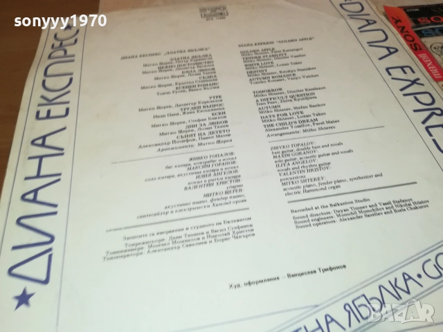 ДИАНА ЕКСПРЕС-ОБЛОЖКА 3009251929, снимка 15 - Грамофонни плочи - 51895376