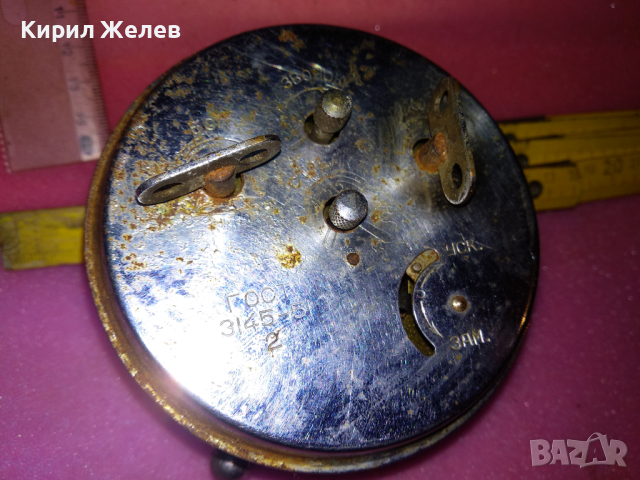 МНОГО СТАР РУСКИ КОЛЕКЦИОНЕРСКИ МЕХАНИЧЕН БУДИЛНИК РЯДЪК РЕТРО МОДЕЛ 43711, снимка 18 - Антикварни и старинни предмети - 44545854