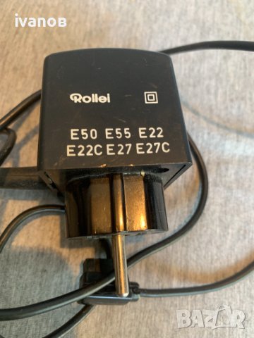 ЗАРЯДНО УСТРОЙСТВО Rollei за  светкавици E50 E55 E22C E22 E27C E27  , снимка 2 - Друга електроника - 42143352