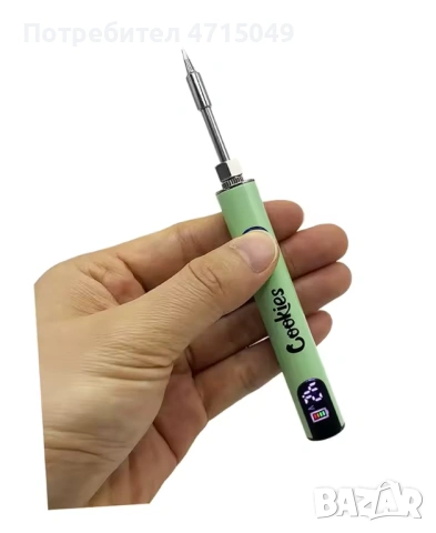 Батерия Cookies 650mAh 510 LED Дисплей type C, снимка 5 - Друга електроника - 53171930