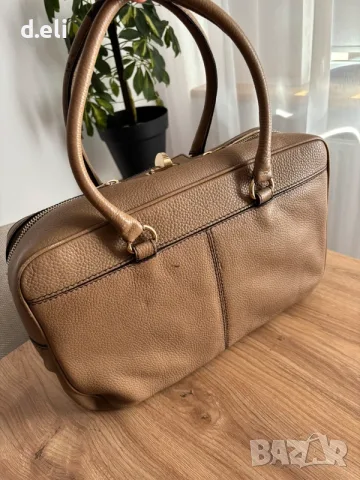 Max Mara Original Кожена чанта с  размери 38/25/10 , снимка 3 - Чанти - 55962291