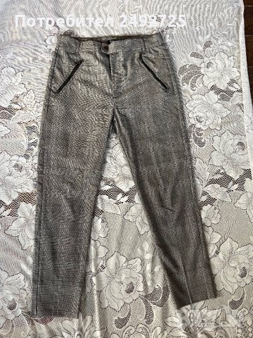 Панталони BERSHKA, карирани, снимка 2 - Панталони - 42649553