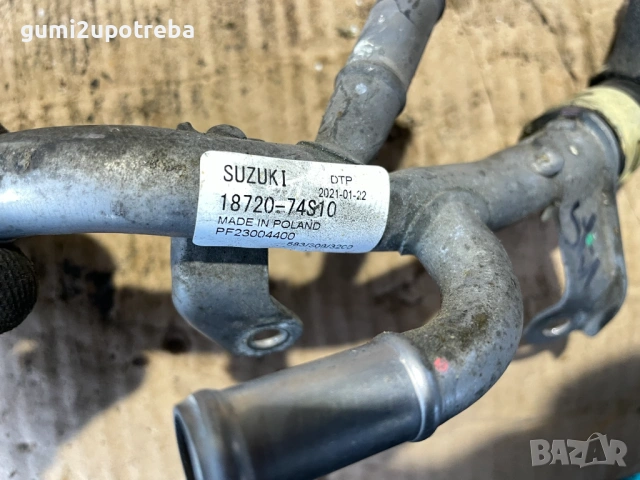 Водна Тръба 18720-74S10 SUZUKI SX4 S-Cross 1.4 2021 HYBRID ALLGRIP 6AT, снимка 2 - Части - 53494448
