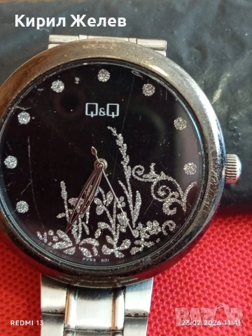 Модерен дамски часовник Q/Q QUARTZ много красив стилен дизайн 51700