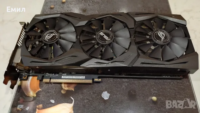 Asus ROG Strix GTX 1070 8GB GDDR5 DirectCU III RGB, снимка 2 - Видеокарти - 56324399