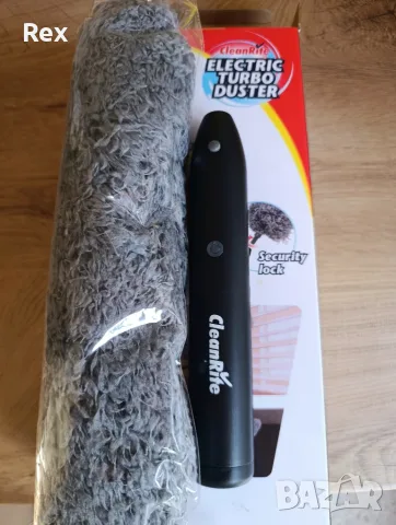 Електрическа четка за прах CleanRite, снимка 2 - Мопове, кофи, четки и метли - 56306335