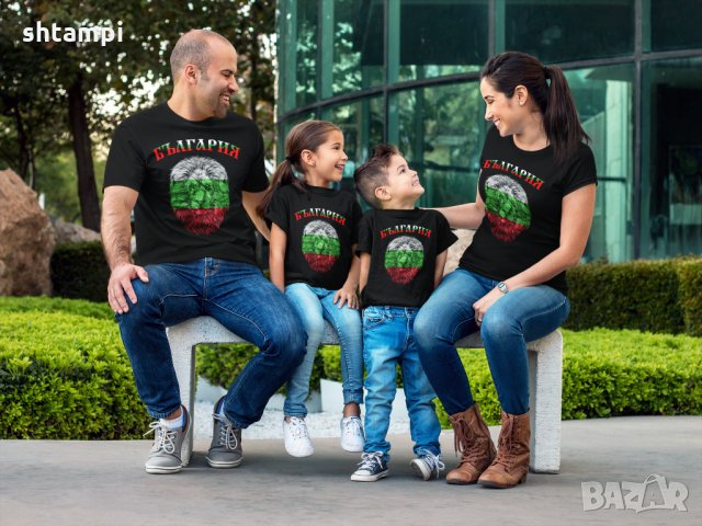 Семеен комплект тениски 3-ти Март, България, Лъв, Трибагреник, Честит 3-ти Март,Празник, снимка 2 - Тениски - 35877783