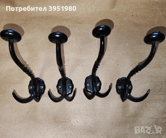 Закачалка за шапка от лят алуминий, снимка 2 - Закачалки - 48938030