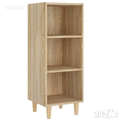 vidaXL Сайдборд, Дъб сонома, 34,5x32,5x90 см, инженерно дърво, снимка 1 - Бюфети - 56148048