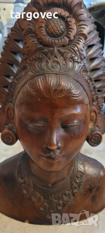 много красива балинезийска фигура скулптура статуетка, снимка 2 - Китари - 52138991