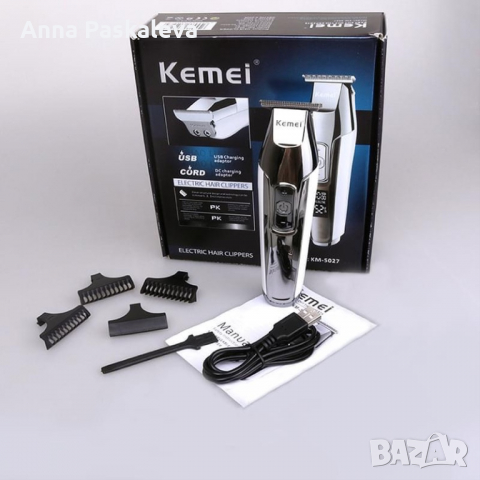 Безжична машинка за подстригване KM-5027