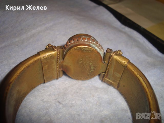 СТАРА НЕФРИТЕНА ТИБЕТСКА ЕТНОГРАФСКА БРОНЗОВА ГРИВНА с ОБКОВ от РОГ МАЙСТОРСКА РЪЧНА ИЗРАБОТКА 26205, снимка 12 - Антикварни и старинни предмети - 35996878