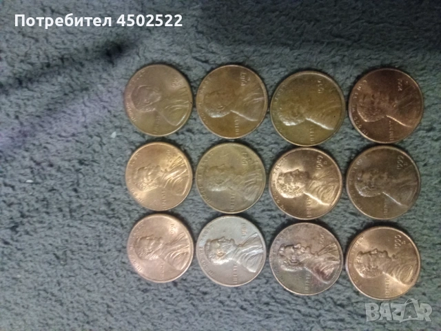 Монети liberty none cent 