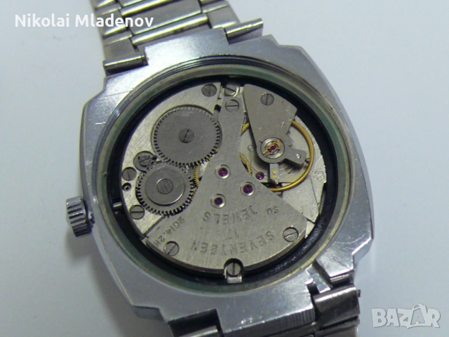 Съветски Полет/POLJOT Мъжки ръчен часовник, работещ! С дата, снимка 18 - Мъжки - 53067026