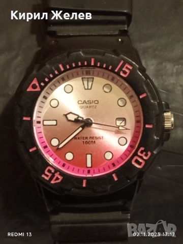 Марков дамски часовник CASIO QUARTZ 10bar красив стилен дизайн 49029