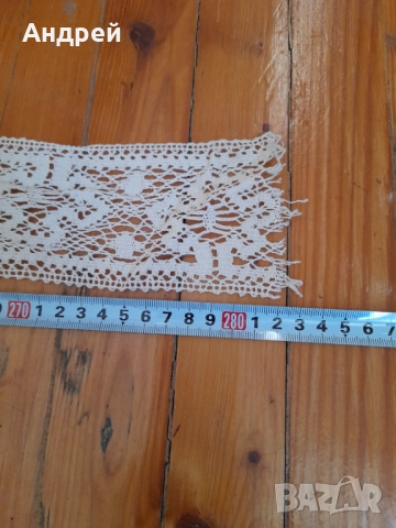Стара дантела #31, снимка 5 - Антикварни и старинни предмети - 52065838