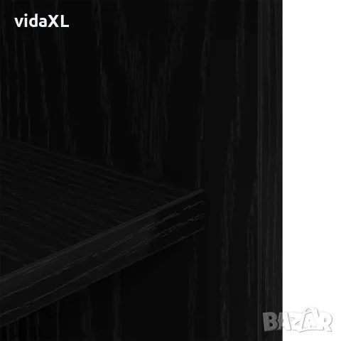 vidaXL Поставка за аквариум черно и дъб 60,5x36x72,5см инженерно дърво, снимка 8 - Аквариуми - 56148350
