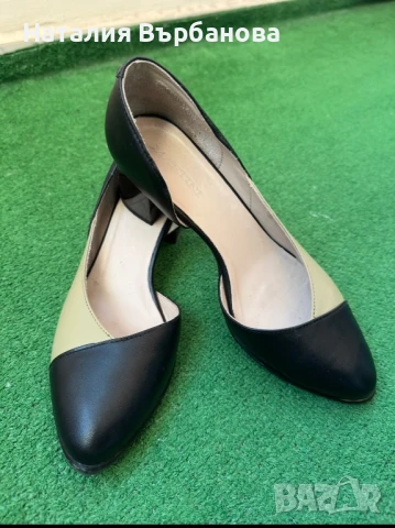 Елегантни дамски обувки от естествена кожа, снимка 2 - Дамски обувки на ток - 50973718