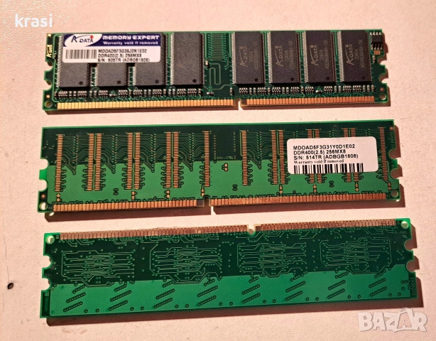 3бр. RAM памет DDR 400 (2.5) 256MX8, снимка 2 - RAM памет - 53193192