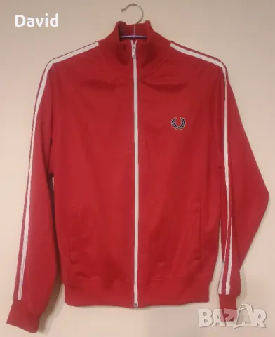 Оригинално мъжко горнище Fred Perry Track Jacket, снимка 1 - Спортни дрехи, екипи - 49585420