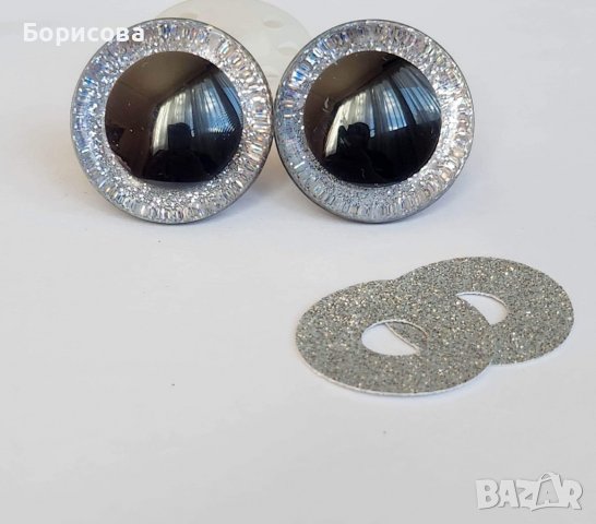 3д  очи 30мм, 35мм на винт за плетени играчки,  амигуруми , снимка 4 - Други - 39726860