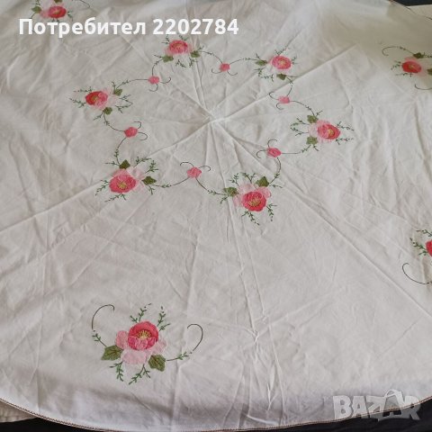 Кръгла покривка за маса , снимка 1