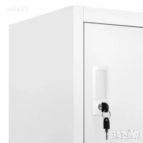 vidaXL Заключващ се шкаф с 12 отделения, 90x45x180 см, снимка 6 - Шкафове - 56146410