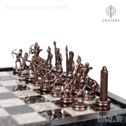 Уникален шах ръчна изработка, снимка 5 - Шах и табла - 55741044