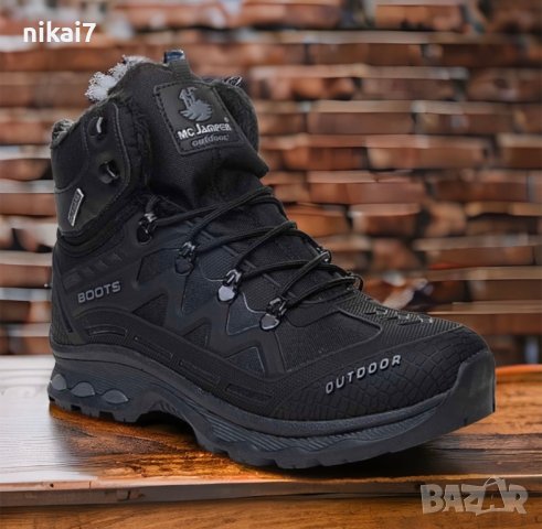 45/46/47 мъжки боти зимни непромокаеми с дълбок грайфер за сняг дъжд, снимка 3 - Мъжки боти - 41769342