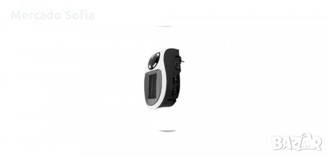 Мини вентилаторна печка, 500W, LED дисплей, Таймер, Включване директно в контакта, снимка 2 - Отоплителни печки - 27251077