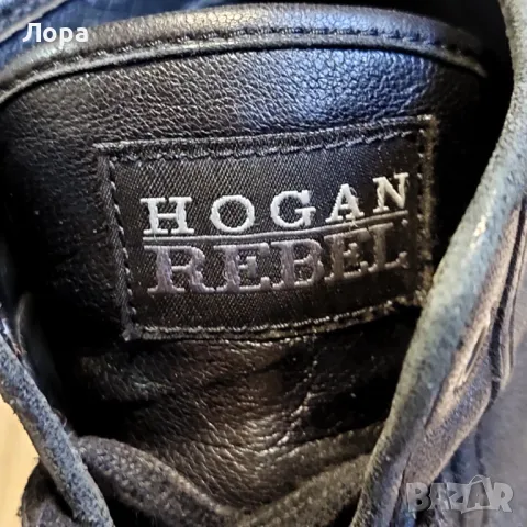 Дамски кецове естествена кожа HOGAN REBEL, снимка 2 - Кецове - 48335787