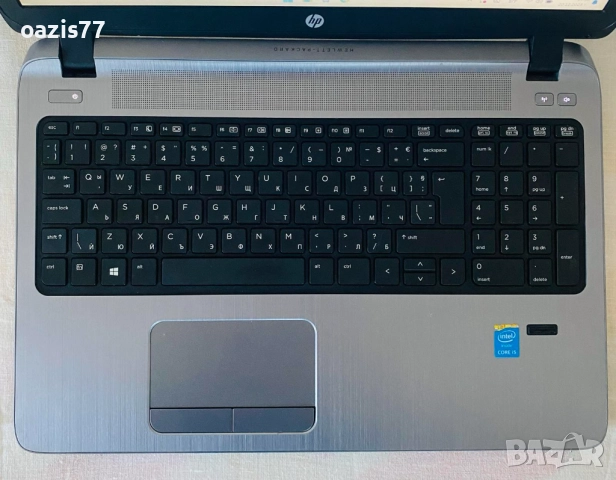 Лаптоп 15.6 ин. НР-450 G2 proc 5-та gen, 5010U СЛИМ  само 22 мм RAM 12 gb HDD 1000 GB, Win 11, снимка 2 - Лаптопи за работа - 52858472