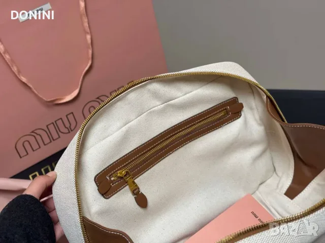 Miu Miu Beau дамска чанта от естествена кожа, снимка 5 - Чанти - 55891817