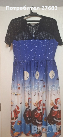 Коледна / Новогодишна рокля, снимка 3 - Рокли - 52860864