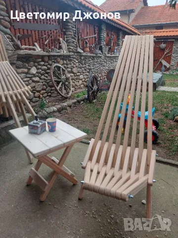 Градински стол, снимка 2 - Градински мебели, декорация  - 48936374