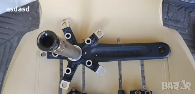 Курбел FSA Gossamer, педали автомати Shimano XT, снимка 3 - Части за велосипеди - 50337782