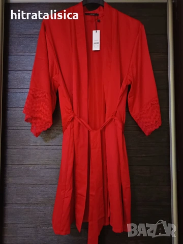 Сатенено кимоно/халат, снимка 2 - Бельо - 53145292