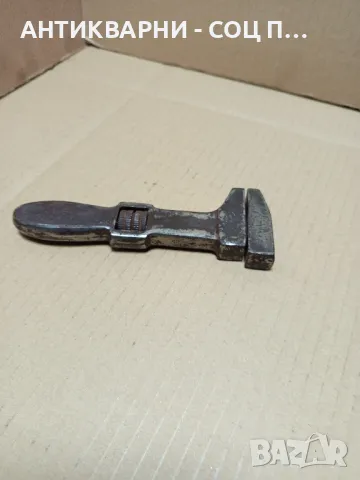 Соц Стар Малък Немски Тръбен Ключ BINK 0.530кг., снимка 3 - Антикварни и старинни предмети - 49851458