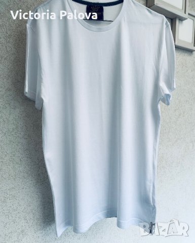 Бяла тениска FSBH унисекс, снимка 4 - Тениски - 39507330